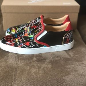 louboutin slip on